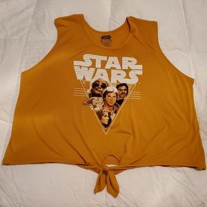 🎀 Star Wars Cropped Muscle Tee